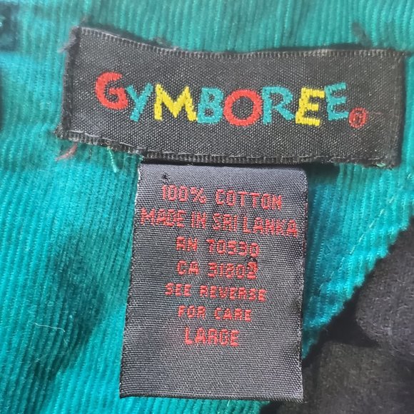 GYMBOREE Red/Green Sleeveless Corduroy Dress, Large - Picture 5 of 7